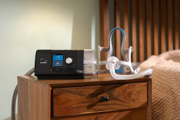 ResMed AirSense 10 AutoSet Tripack 4G – Automatic CPAP Machine with Humidifier & Heated Tube